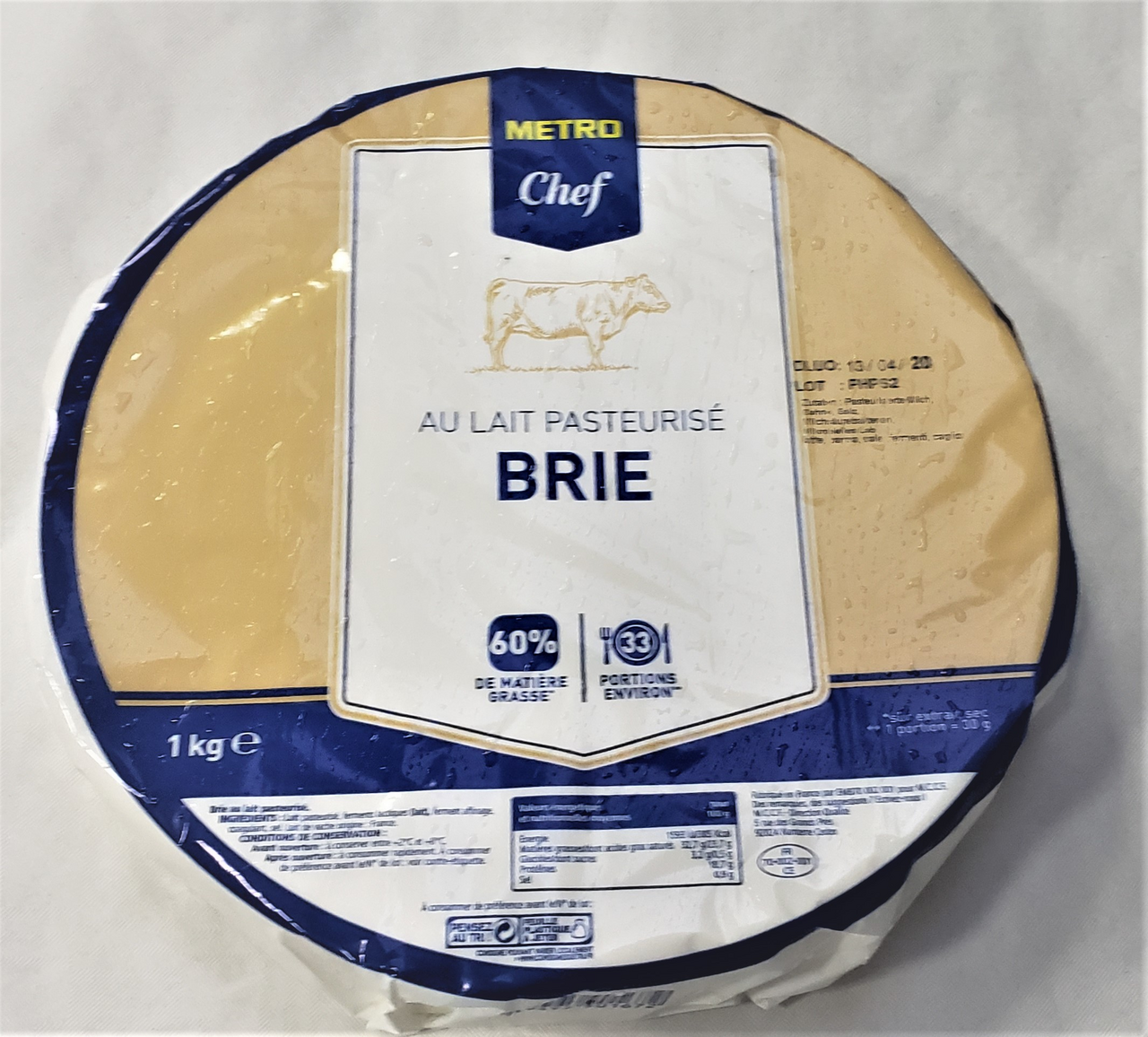 METRO Chef Brie 60% grasime 1 Kg