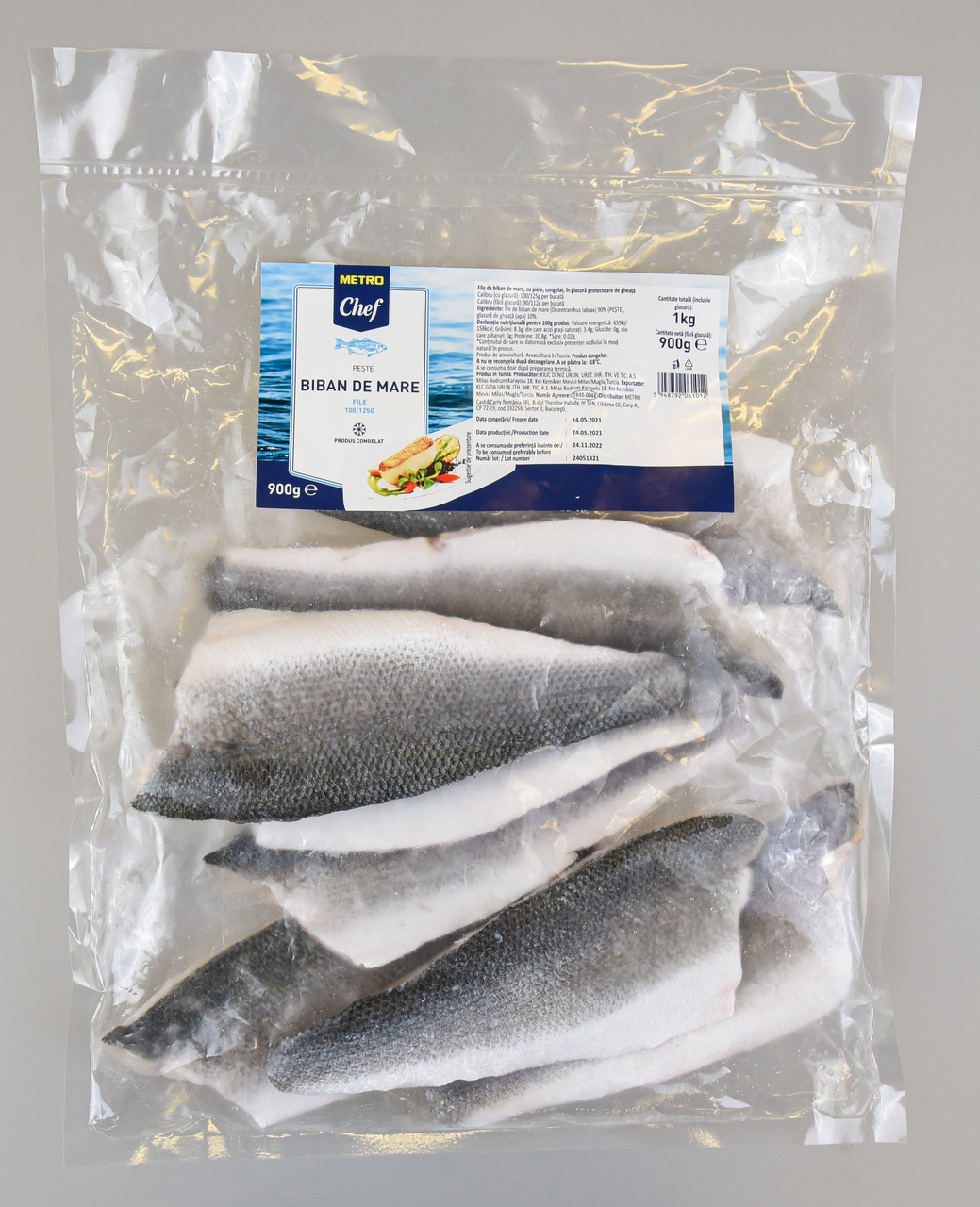 METRO Chef Biban File Calibru 100-125 g 900 g ?