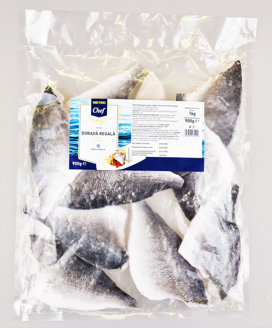 METRO Chef Dorada File Calibru 100-125 g 900 g ?