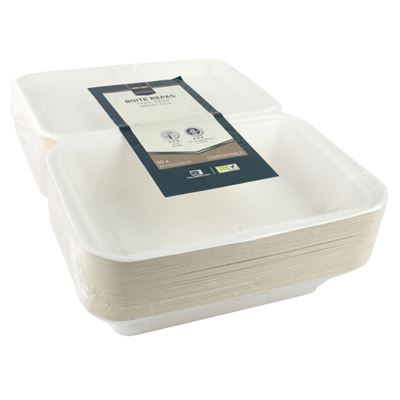 METRO PROFESSIONAL Menu Box-Uri Biodegradabile cu 1 Compartiment