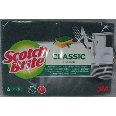 SCOTCH BRITE Burete Clasic 4 bucati