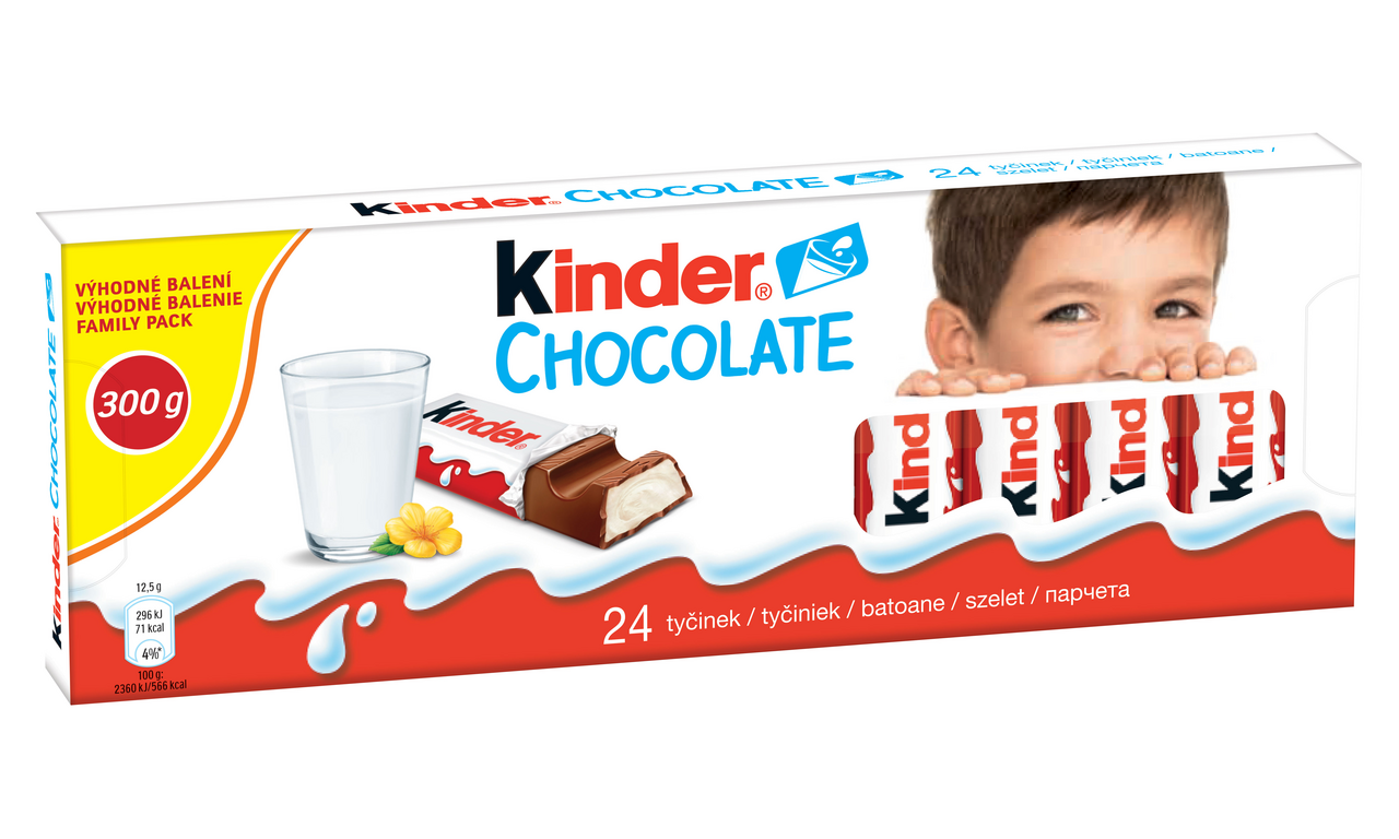 KINDER CHOCOLATE Batoane de Ciocolata cu Lapte 300 g