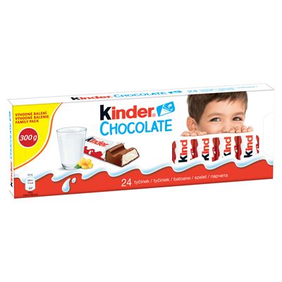 KINDER CHOCOLATE Batoane de Ciocolata cu Lapte 300 g