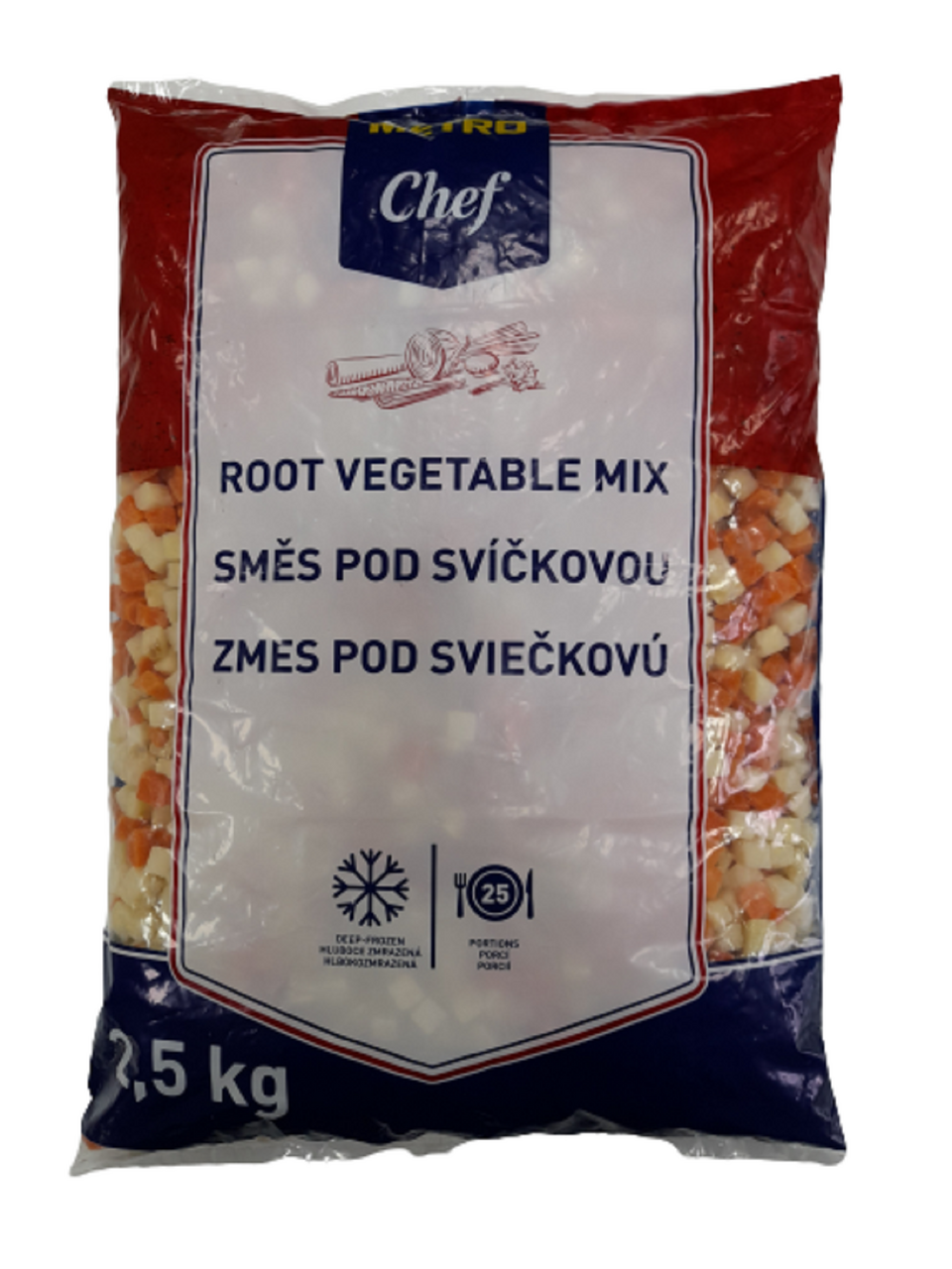 METRO Chef Mix de Radacinoase Congelat 2,5 Kg ?