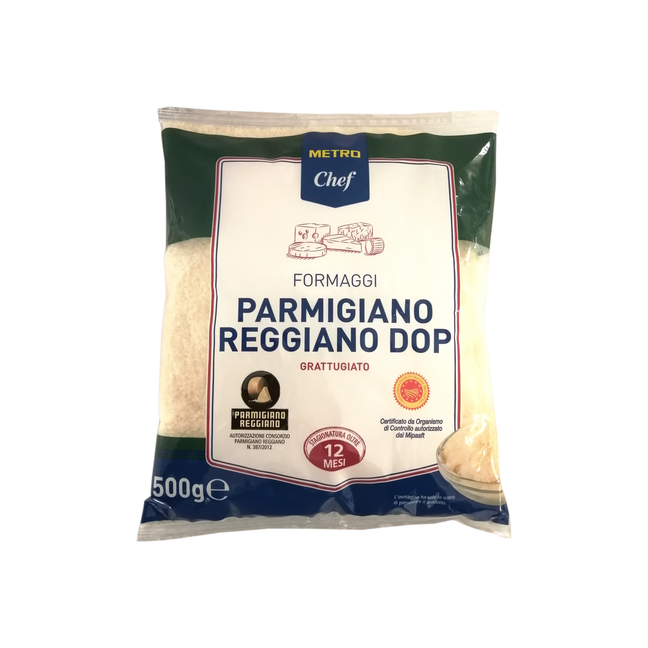 METRO Chef Parmigiano Reggiano 12 Luni Ras 500 g