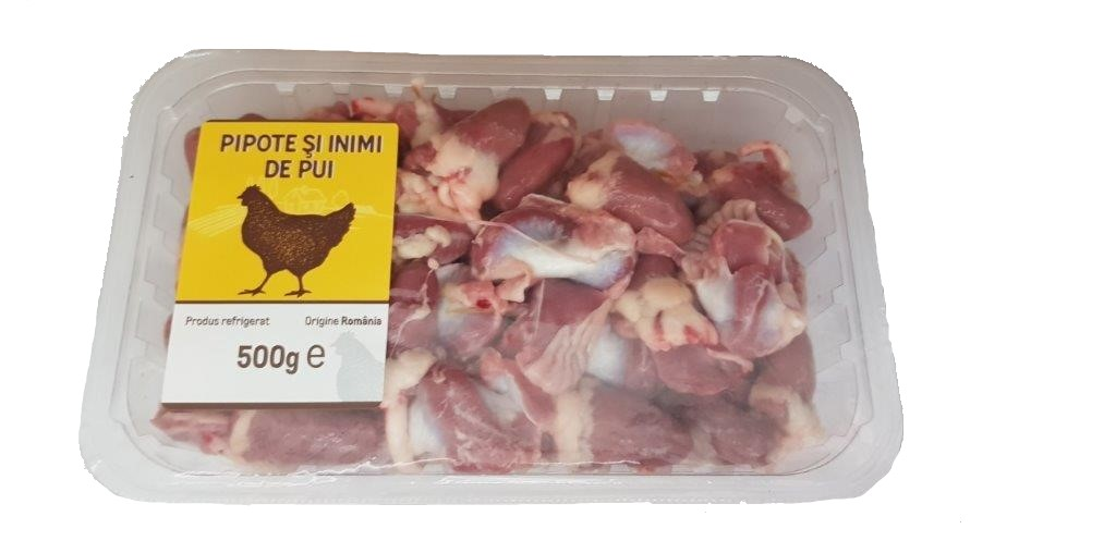 FERMELE CREVEDIA Pipote si Inimi de Pui ATM 500 g