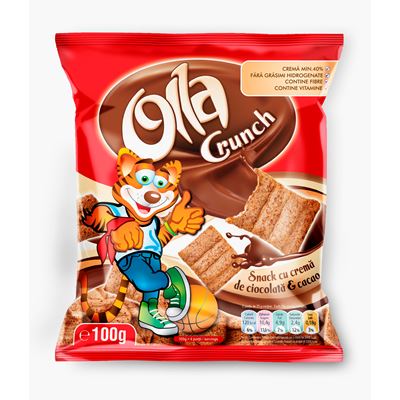 olla Crunch Snack Cacao si Ciocolata 100 g