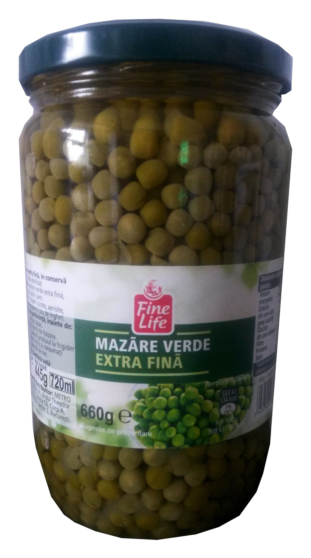 Fine Life Mazare Verde Extrafina 660 g