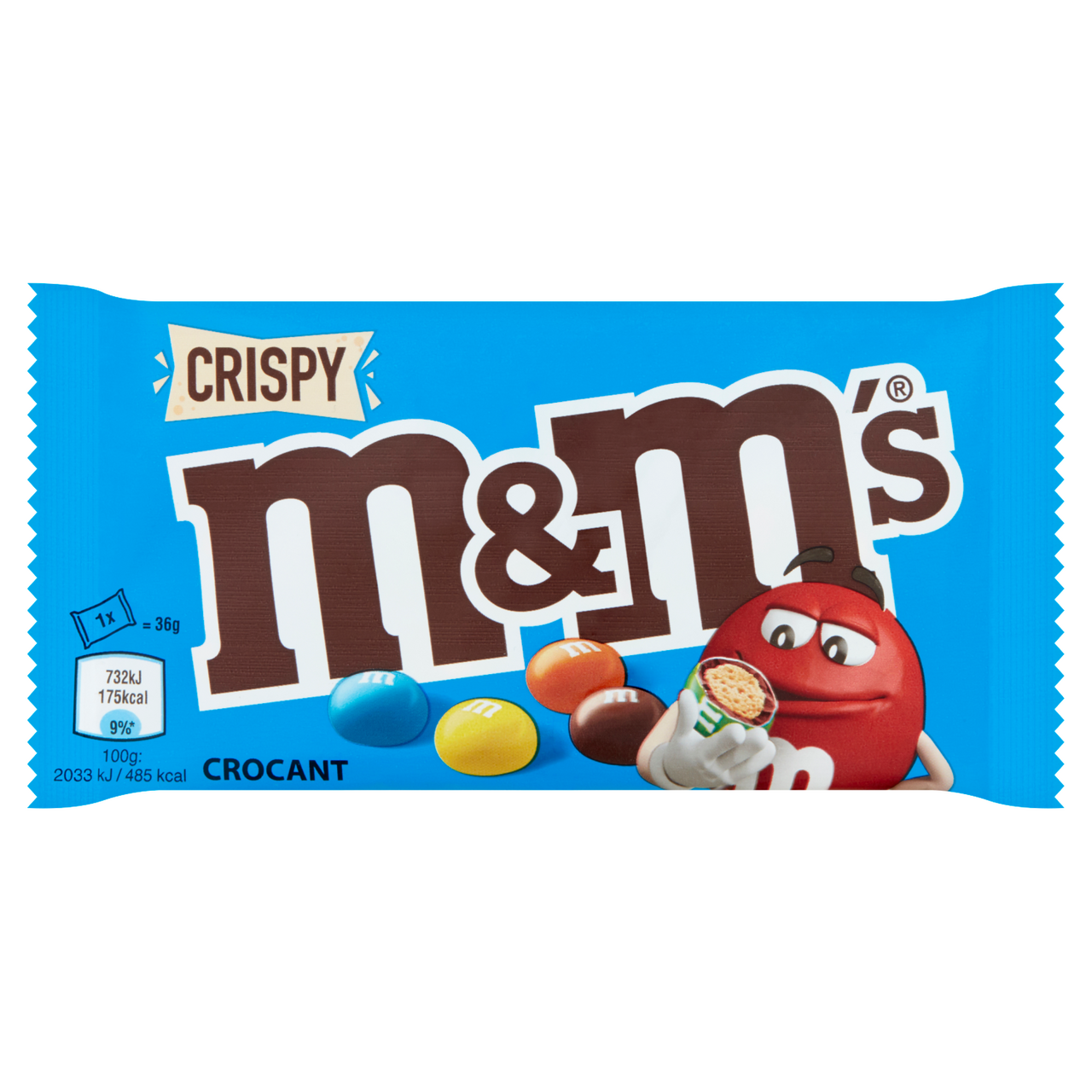 m&m's Bomboane de Ciocolata Crocante 4 x 36 g