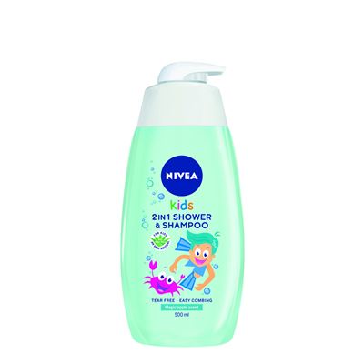 NIVEA Baby 2In1 Gel De Dus si Sampon cu Parfum de Mar 500 ml