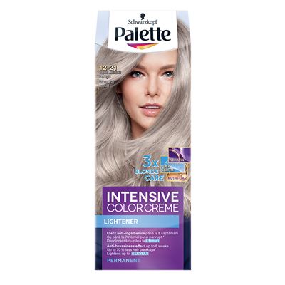 Palette Intensive Color Creme Decolorant pentru Par Nuanta 12-21 Blond Argintiu Cenusiu 110 ml