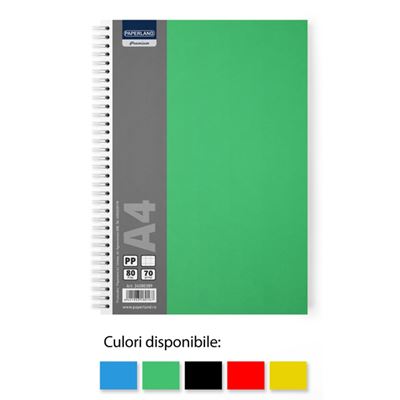 PAPERLAND Caiet Matematica A4 80 file 5 bucati