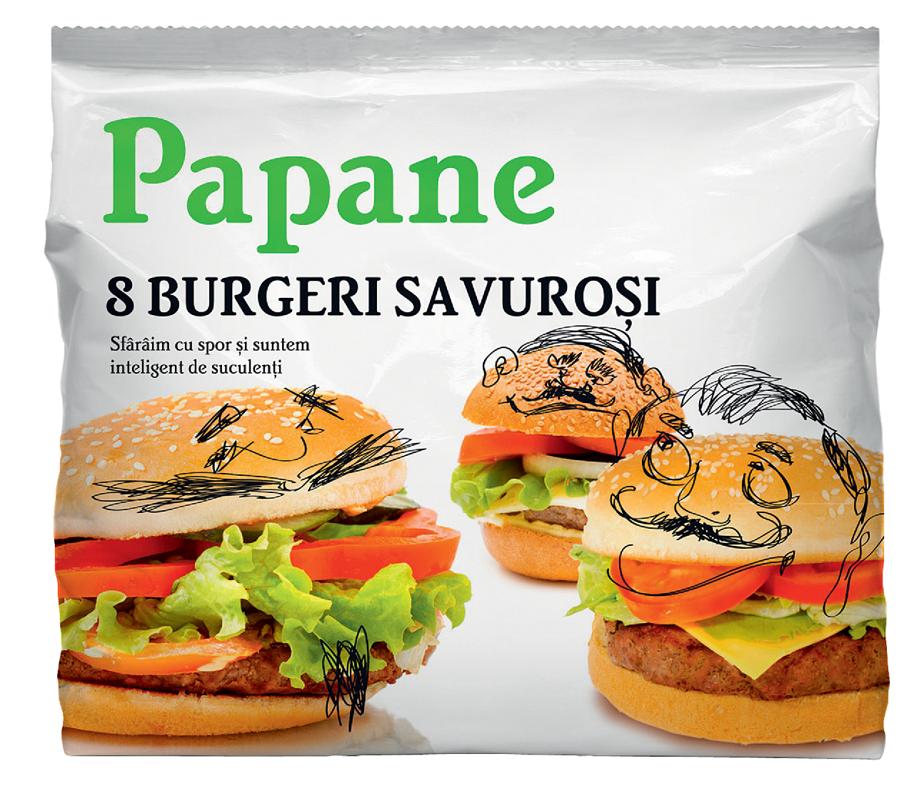 Papane Burger Pui 660 g ?