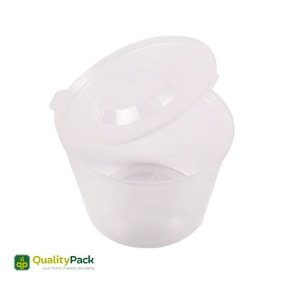 QualityPack Sosiere cu Capac 120 ml 50 bucati