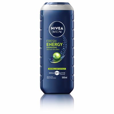 NIVEA Men Energy Gel Dus 500 ml