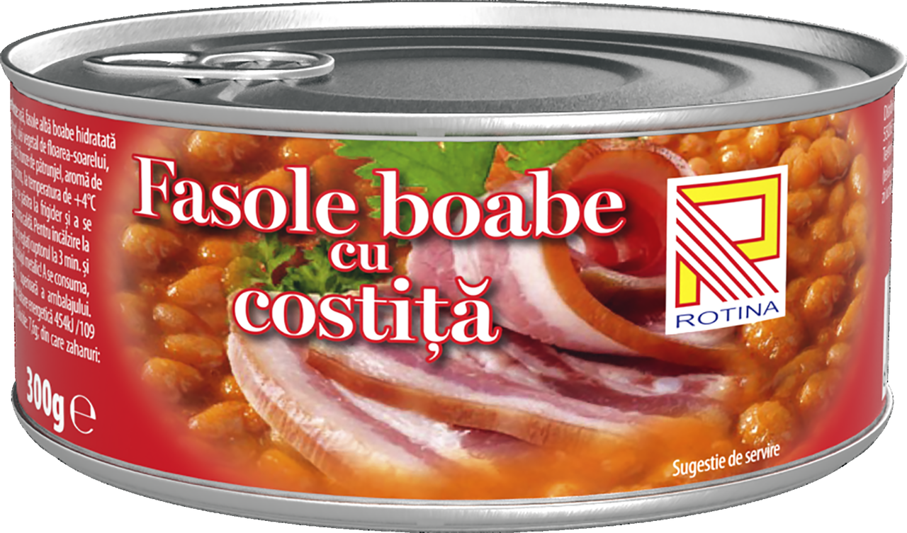ROTINA Fasole cu Costita 6 x 300 g