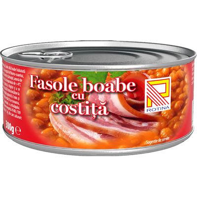 ROTINA Fasole cu Costita 6 x 300 g