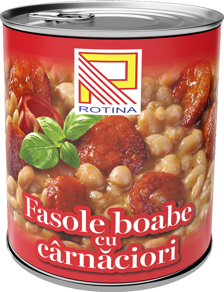 ROTINA Fasole cu Carnati 6 x 800 g