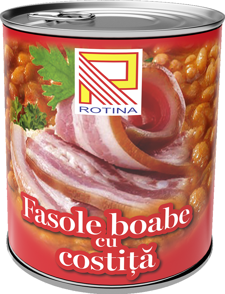 ROTINA Fasole cu Costita 6 x 800 g