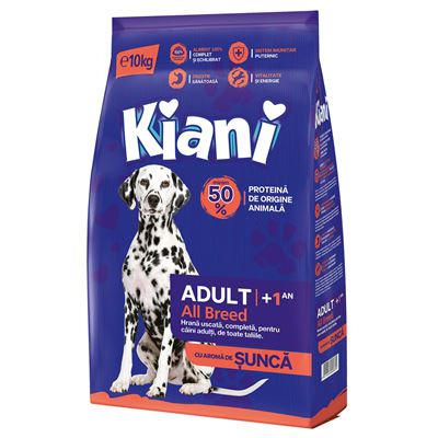 Kiani Hrana Uscata cu Aroma de Sunca Talie M/L 10 Kg