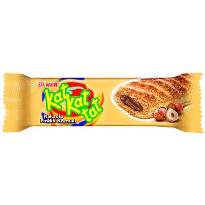 KAT KAT TAT Foietaj cu Crema de Cacao si Alune 6 x 28 g