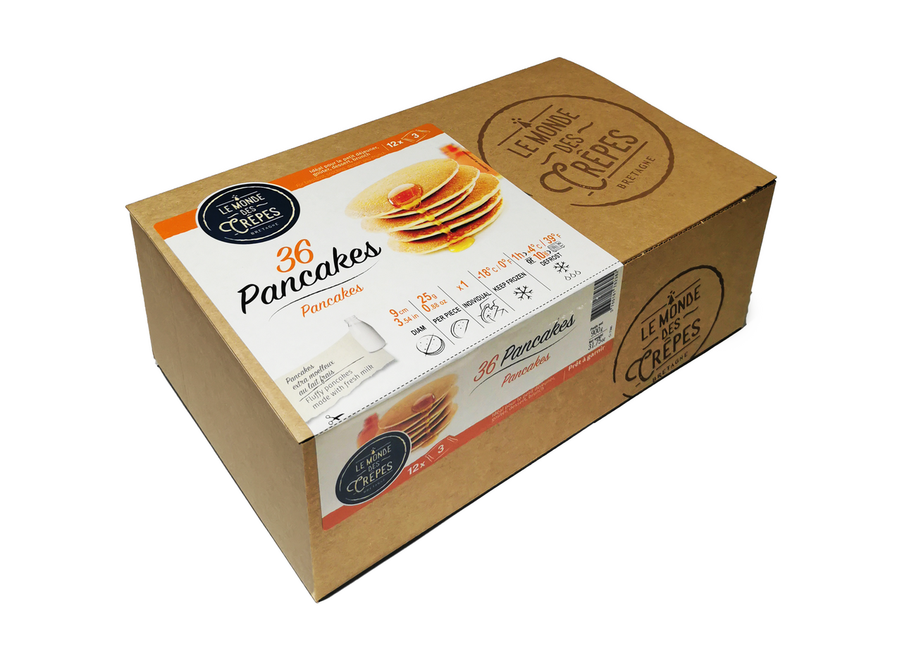 LE MONDE DES CREPES Clatite Americane Congelate 36 x 25 g ?