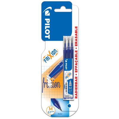 PILOT Frixion Rezerva Roller 0,7 mm Albastru 3 bucati