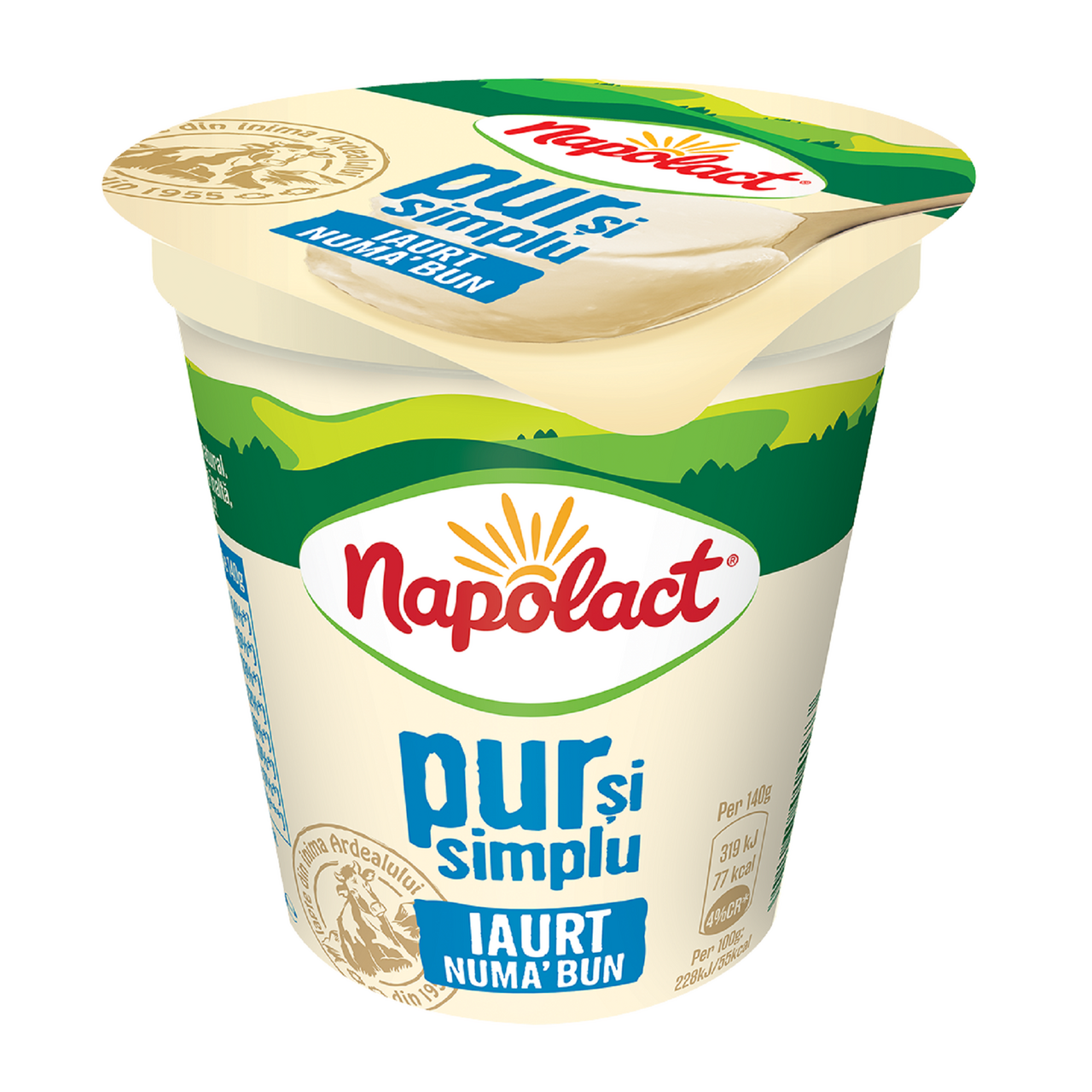 Napolact Iaurt Numa'Bun 3% 140 g