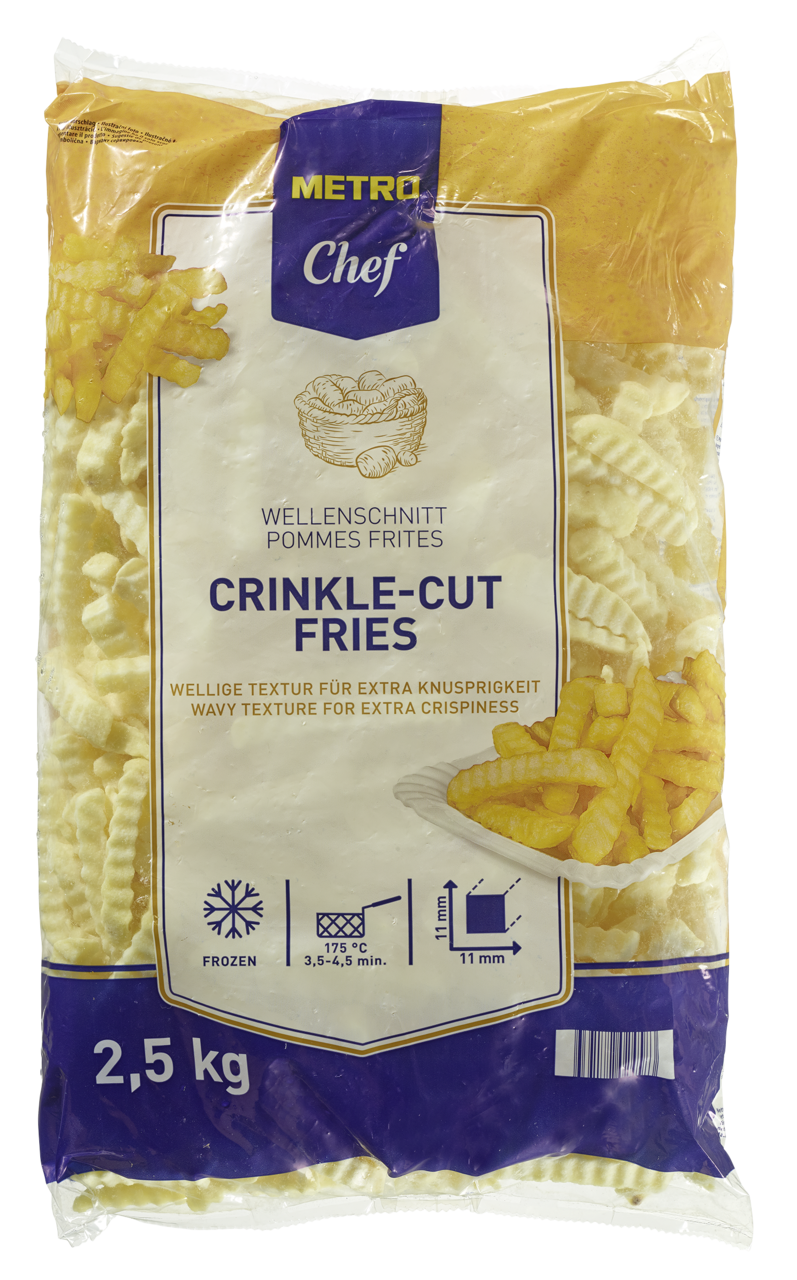 METRO Chef Cartofi Crinkle 2,5 Kg ?