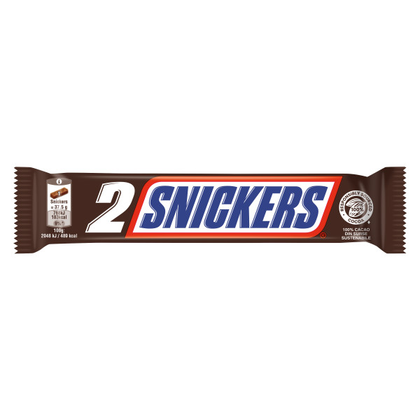 SNICKERS Baton Ciocolata cu Caramel si Alune 24 x 75 g
