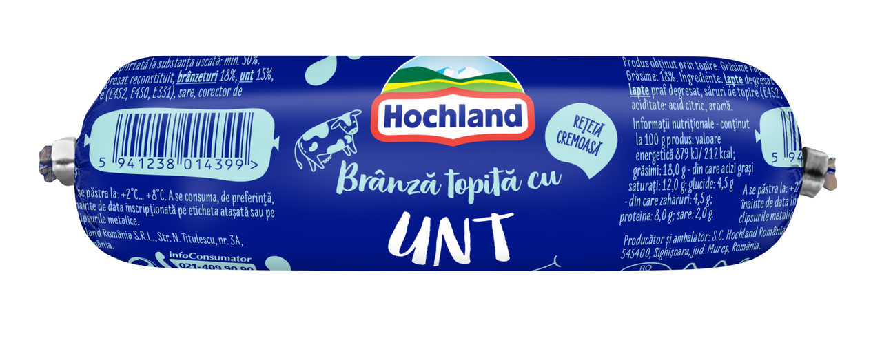 Hochland Baton de Branza Topita cu Unt 100 g