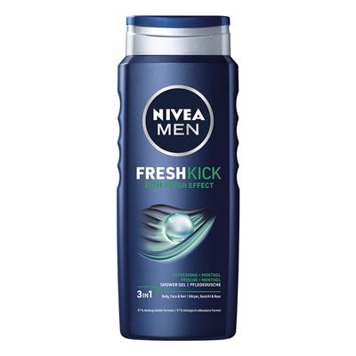 NIVEA Men Fresh Kick Gel Dus 500 ml