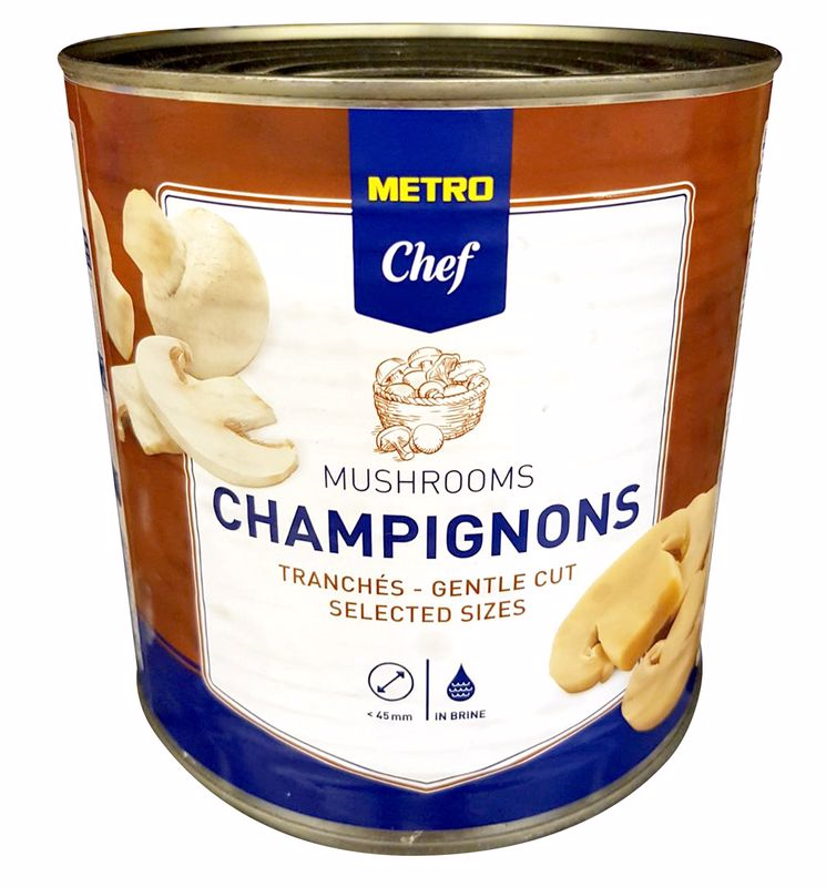 METRO Chef Ciuperci Taiate 2,55 Kg