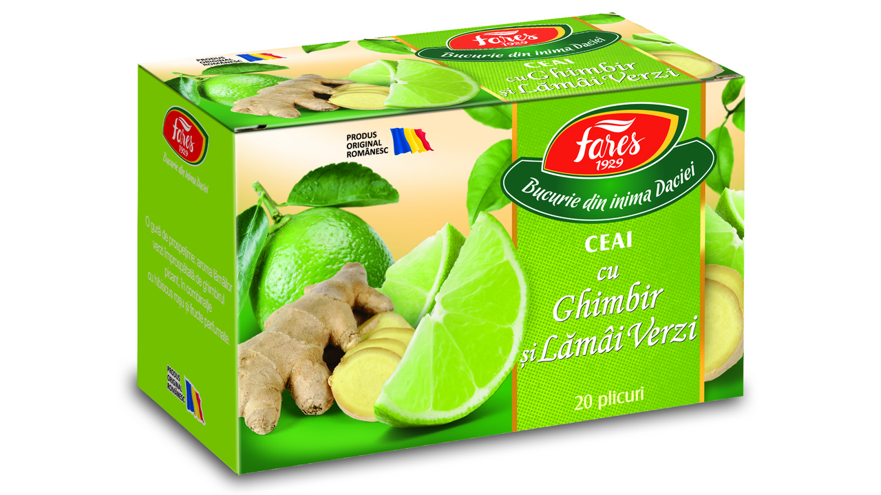 FARES Ceai Ghimbir Lamaie 40 g