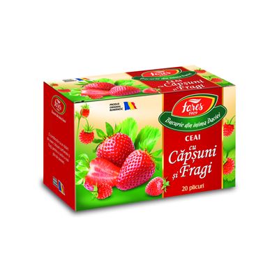 Fares Ceai cu Capsuni si Fragi 40 g