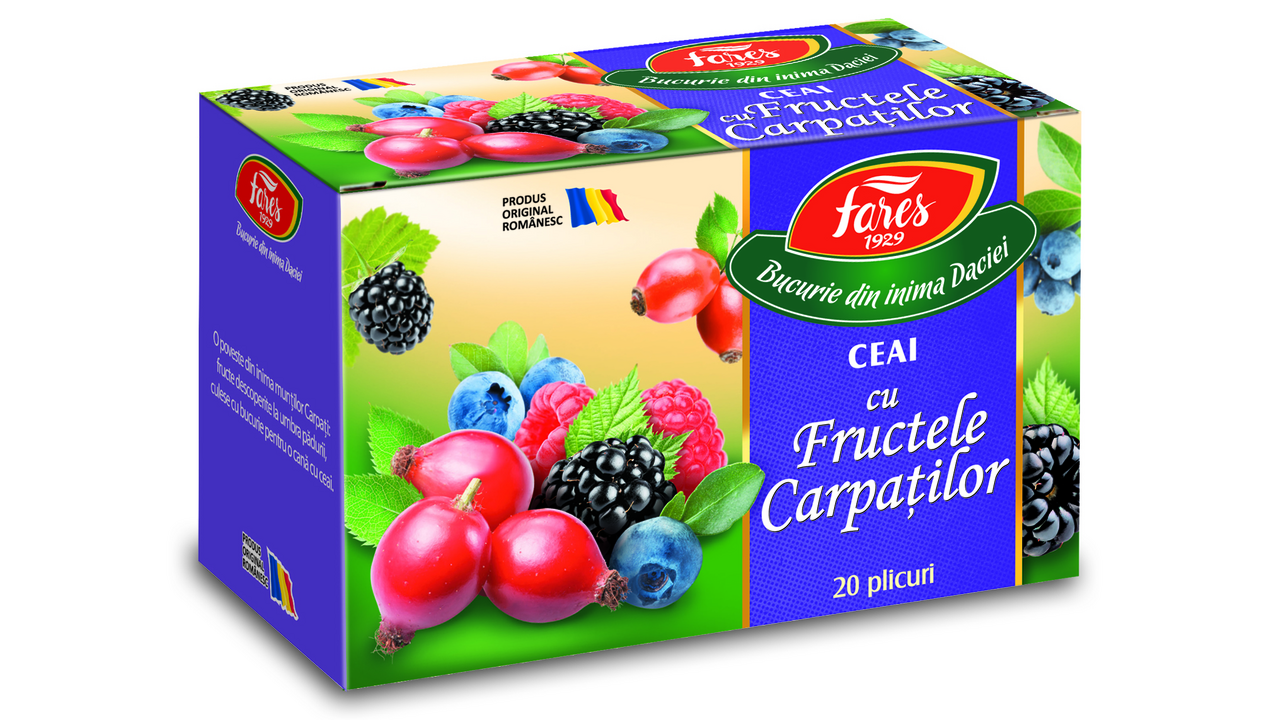 FARES Ceai Fructele Carpatilor 40 g