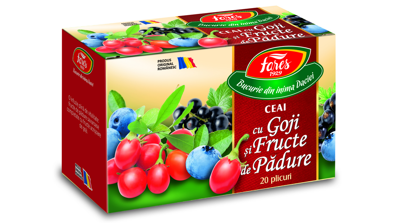 FARES Ceai Goji si Fructe de Padure 40 g