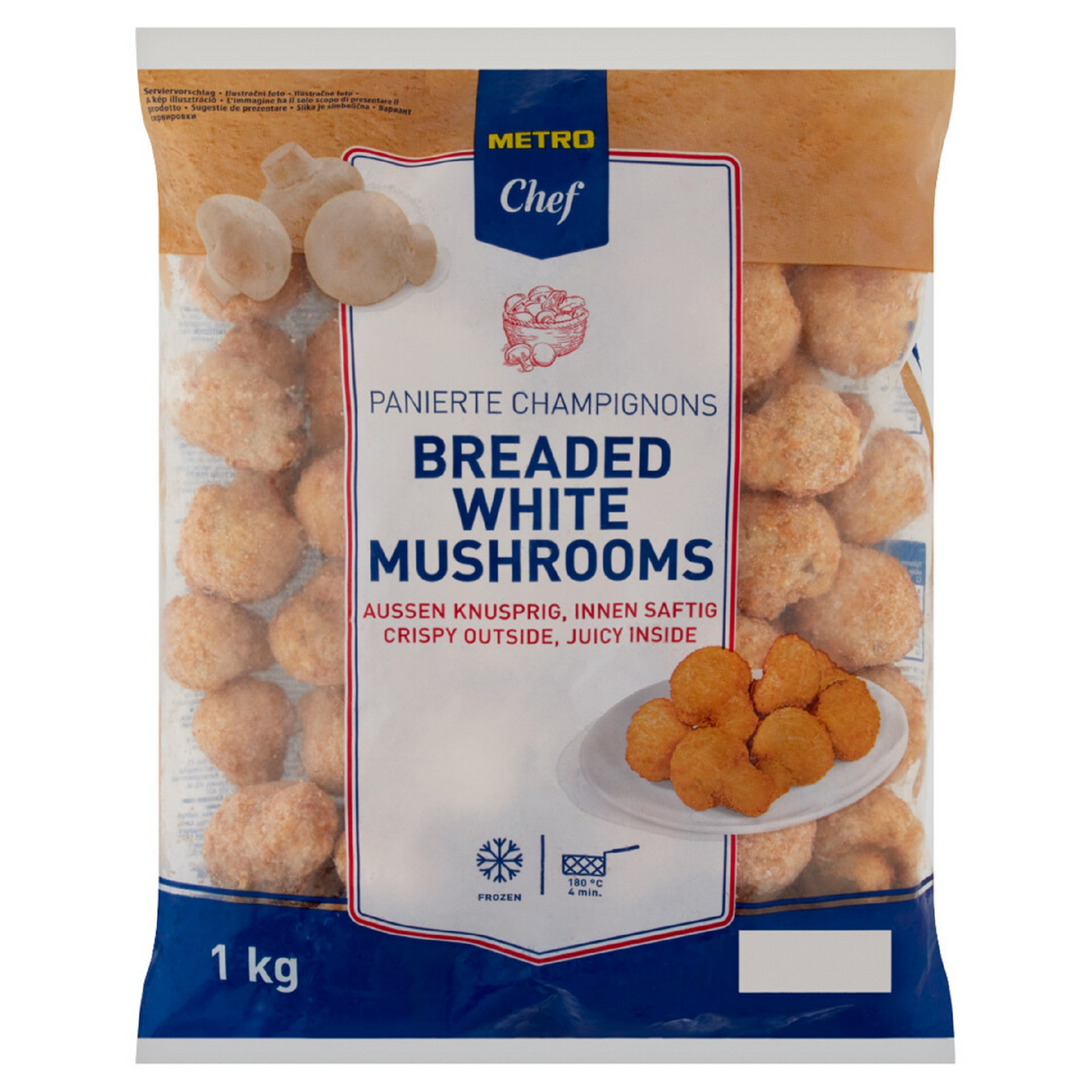 METRO Chef Ciuperci Pane 1 Kg ?