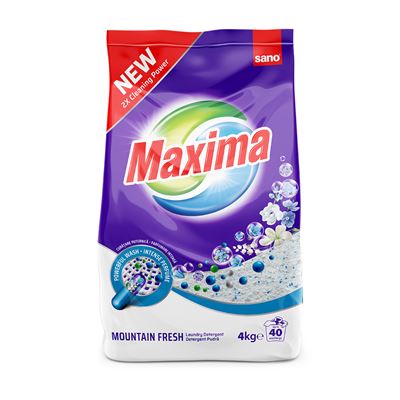 sano Maxima Detergent Pudra Cu Parfum de Munte 4 Kg