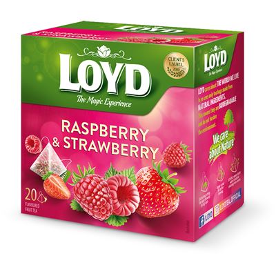 LOYD Ceai Zmeura si Capsuni 40 g