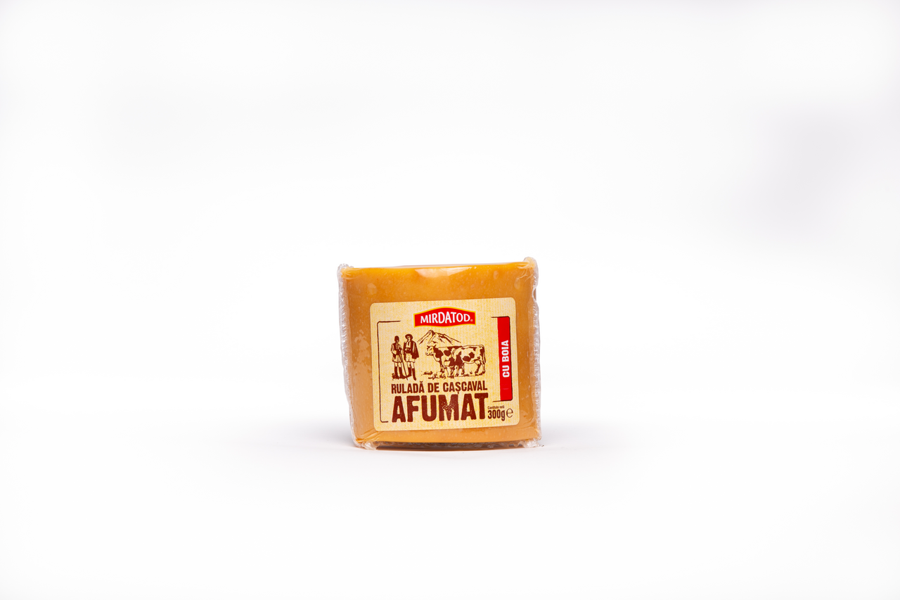 MIRDATOD Rulada de Cascaval Afumat de Ibanesti cu Boia 300 g