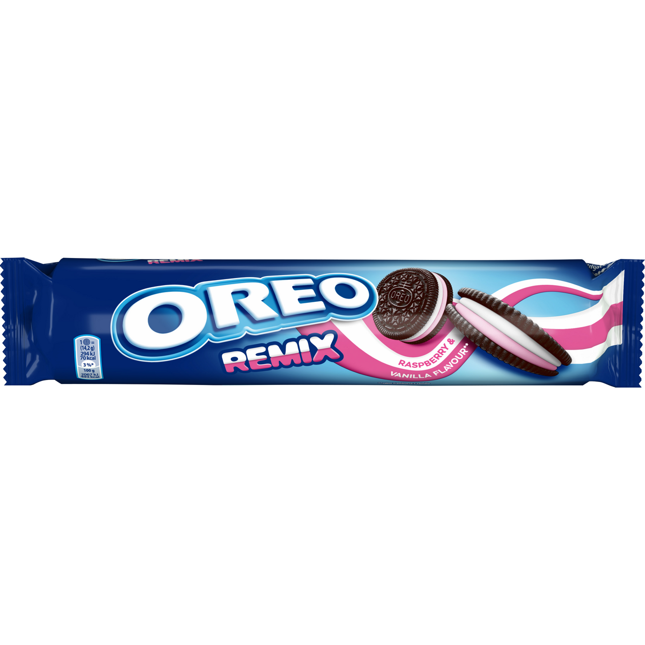 OREO Biscuiti cu Crema de Vanilie si Zmeura 157 g