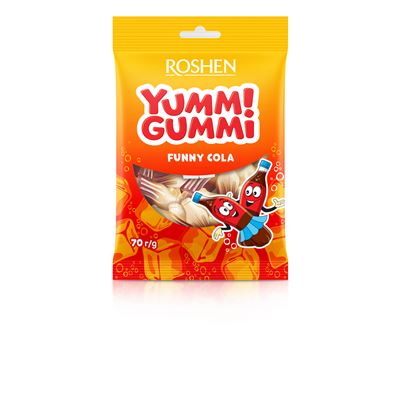 ROSHEN YUMMI GUMMI Jeleuri cu Suc Cola 70 g