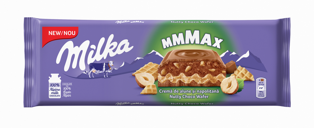 milka Ciocolata cu Lapte si Napolitana 270 g