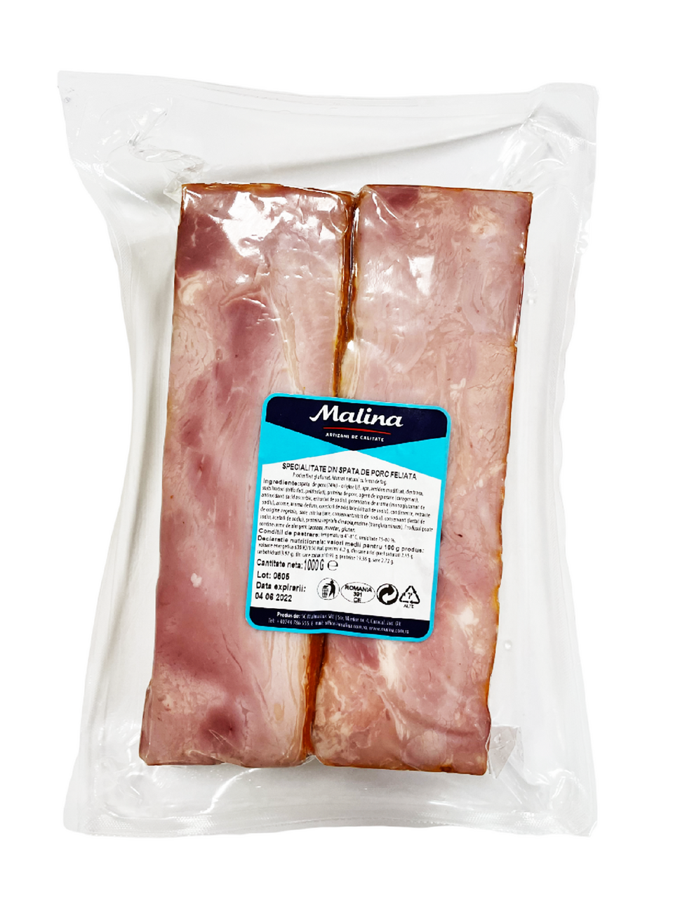 Malina Specialitate din Spata de Porc Feliata 1 Kg