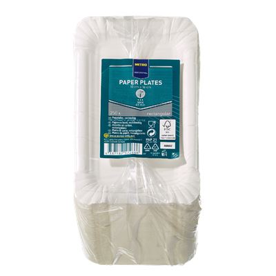 METRO PROFESSIONAL Tavite Din Carton 10 X 16 cm 250 bucati
