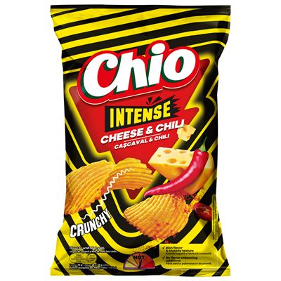 Chio Intense Chips Cascaval Picant 120 g