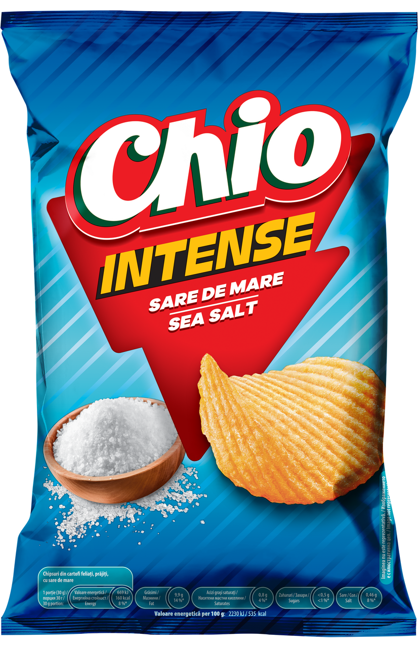 Chio Chips Intens Sare de Mare 120 g