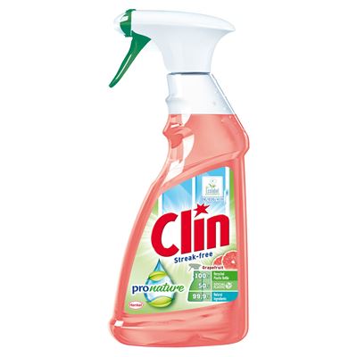 Clin Detergent Geamuri cu Pulverizator Parfum Grapefruit 500 ml