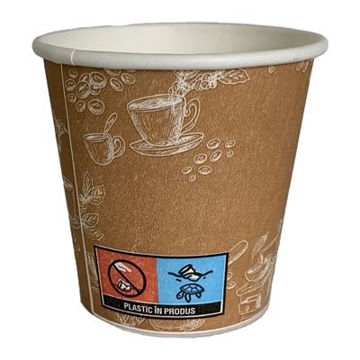 METRO PROFESSIONAL Pahare Carton Cafea 100 ml 50 bucati